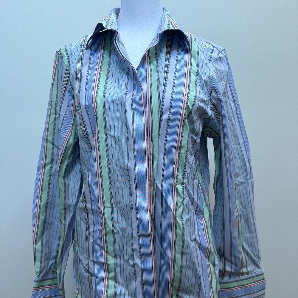 Talbots Women's Top, Stripes, Size 10